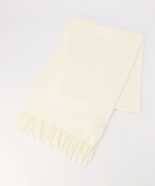 MICO COULIER(ミコクリエ)の「【ATELIER BRUGGE/アトリエブルージュ】カシミヤタッチストール(ストール/ショール・レディース・ベビーピンク/オフホワイト/ダークブラウン/グレイッシュベージュ・FREE)」の2枚目の写真