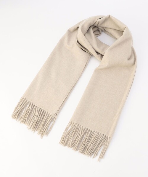 MICO COULIER(ミコクリエ)の「【ATELIER BRUGGE/アトリエブルージュ】カシミヤタッチストール(ストール/ショール・レディース・ベビーピンク/オフホワイト/ダークブラウン/グレイッシュベージュ・FREE)」の12枚目の写真