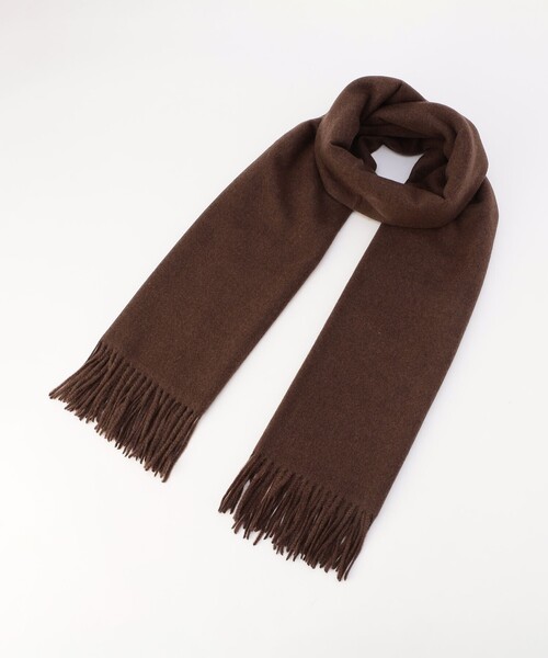 MICO COULIER(ミコクリエ)の「【ATELIER BRUGGE/アトリエブルージュ】カシミヤタッチストール(ストール/ショール・レディース・ベビーピンク/オフホワイト/ダークブラウン/グレイッシュベージュ・FREE)」の19枚目の写真