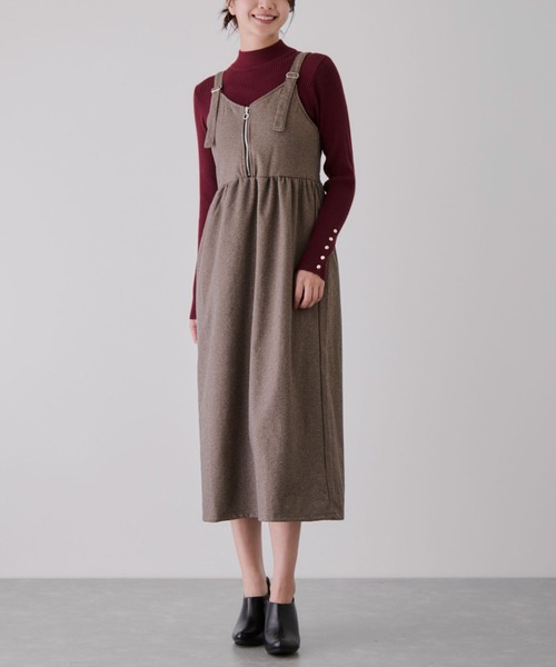 セール】千鳥柄ジャンスカ（ジャンパースカート）｜Jayro（ジャイロ