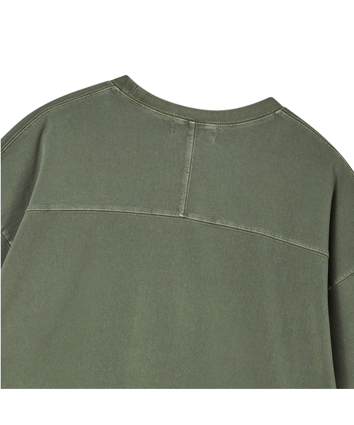 THE GREEN LAB（ザグリーンラボ）の「ピグメントミュージックキャットオーバーフィット半袖Tシャツ[カーキ]（Tシャツ/カットソー・メンズ・その他・FREE）」の5枚目の写真
