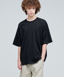 フォンテドルマンスリーブオーバーサイズ半袖Tシャツ[ブラック]