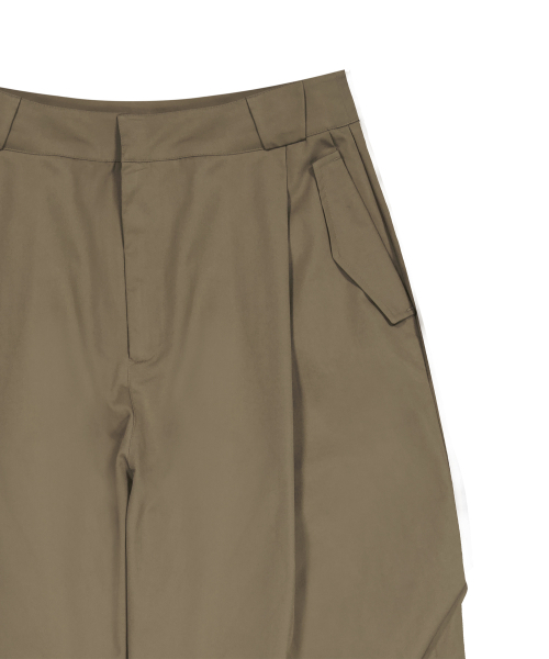 WOOALONG(ウアロン)の「Side Drape Wide Pants - CAMEL(その他パンツ・レディース・キャメル・SMALL/MEDIUM/LARGE)」の4枚目の写真
