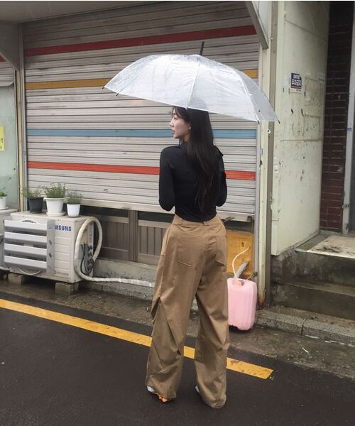 WOOALONG(ウアロン)の「Side Drape Wide Pants - CAMEL(その他パンツ・レディース・キャメル・SMALL/MEDIUM/LARGE)」の8枚目の写真