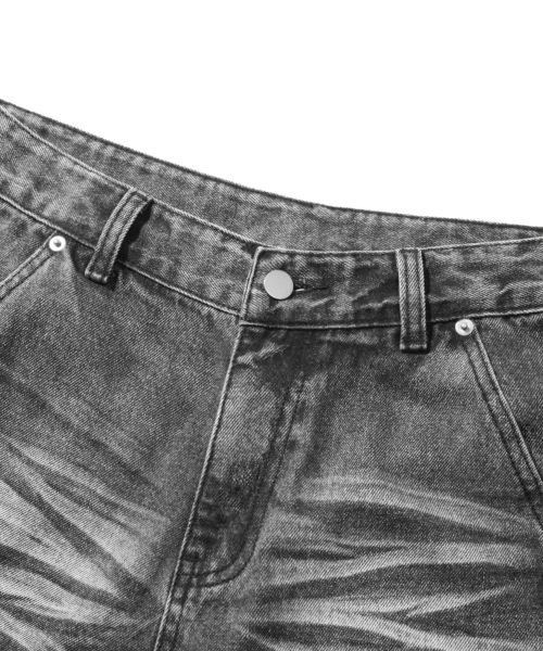 TRILLION（トリリオン）の「ニベルトループウェーブウォッシュデニムパンツ[ライトグレー]（デニムパンツ・レディース・その他・SMALL/MEDIUM/LARGE/X-LARGE）」の6枚目の写真