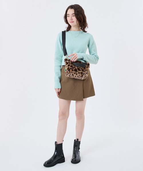 LeSportsac(レスポートサック)の「FUR E/W TOTE レオパードフラッフィーファー(トートバッグ・レディース・ブラウン・FREE)」の2枚目の写真