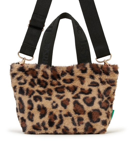 LeSportsac(レスポートサック)の「FUR E/W TOTE レオパードフラッフィーファー(トートバッグ・レディース・ブラウン・FREE)」の5枚目の写真