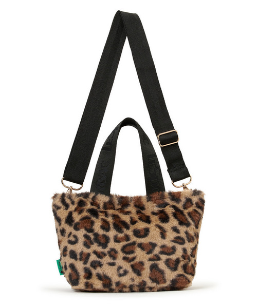 LeSportsac(レスポートサック)の「FUR E/W TOTE レオパードフラッフィーファー(トートバッグ・レディース・ブラウン・FREE)」の6枚目の写真