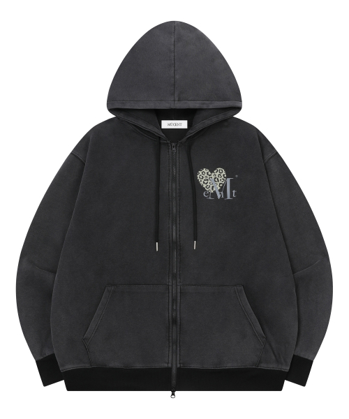 Шерахопи Heart Pigment pullover unisex — пигментированный пуловер унисекс
