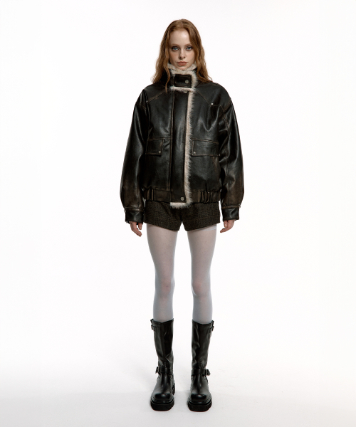 ROUGHNECK（ラフネック）の「ウォッシングレザームートンジャケット（ムートンコート・レディース・その他・SMALL/MEDIUM）」の22枚目の写真