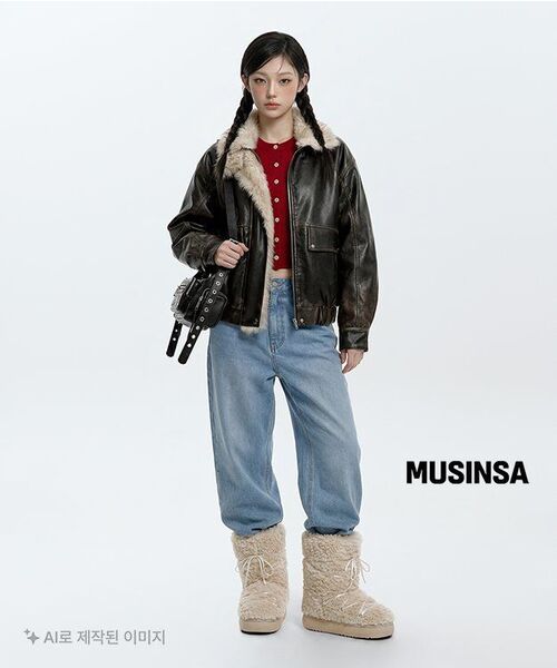 ROUGHNECK（ラフネック）の「ウォッシングレザームートンジャケット（ムートンコート・レディース・その他・SMALL/MEDIUM）」の12枚目の写真