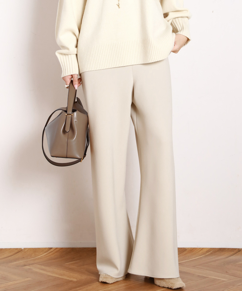 AP STUDIO（エーピーストゥディオ）の「追加エラスティックパンツ（スラックス・レディース・ブラック/アイボリー・34/36/38）」の9枚目の写真