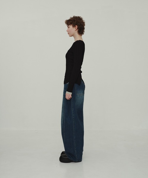 CITY TOKYO(シティトウキョウ)の「Barrel Denim Pants/バレルデニムパンツ/ジーンズ(デニムパンツ・レディース・ブラック/ブルー・1/2/3)」の16枚目の写真