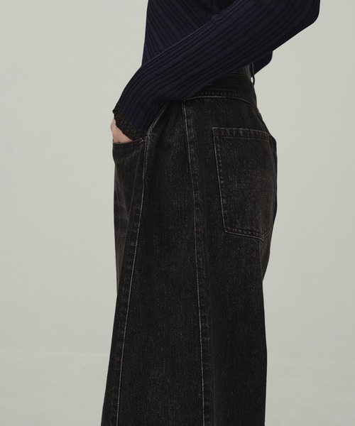 CITY TOKYO(シティトウキョウ)の「Barrel Denim Pants/バレルデニムパンツ/ジーンズ(デニムパンツ・レディース・ブラック/ブルー・1/2/3)」の12枚目の写真