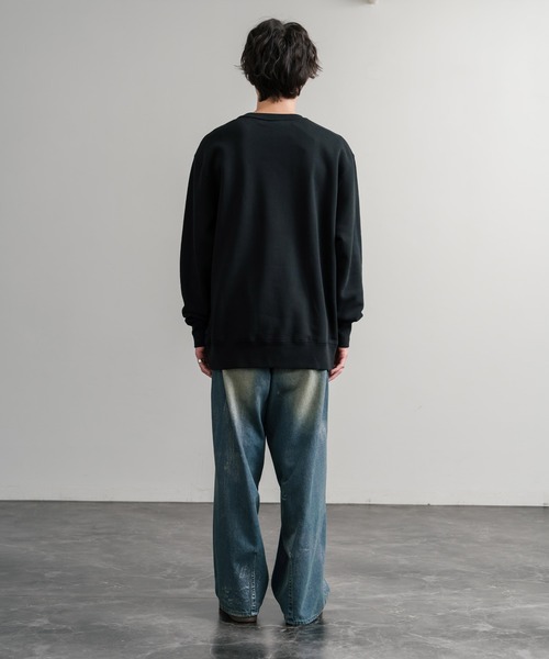 HUF（ハフ）の「HUF ハフ ARCH APPLIQUE CREWNECK オーバーサイズ裏 