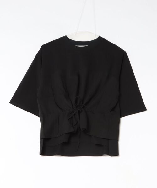 audrey and john wad(オードリーアンドジョンワッド)の「ビスチェ付き半袖カットソー(Tシャツ/カットソー・レディース・ブラック系その他/ホワイト/ホワイト系その他/ブラック・FREE)」の3枚目の写真