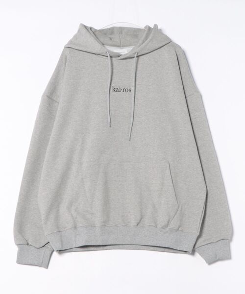 a.p.o.v.（エーピーオービー）の「a.p.o.v. パッチワークポイントビッグフラワーバックプリントオーバーサイズスウェットプルオーバーパーカー（パーカー・メンズ・ブラック/グレー・ONESIZE）」の8枚目の写真