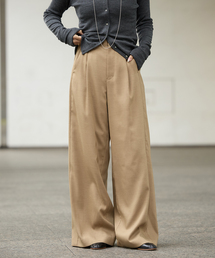 IENA LA BOUCLE | IENA LA BOUCLE サイロウーステッドツイルタックパンツ(スラックス)