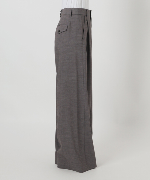 IENA LA BOUCLE（イエナラブークル）の「IENA LA BOUCLE サイロウーステッドツイルタックパンツ（スラックス・レディース・ライトグレー/キャメル・34/36/38/40）」の20枚目の写真