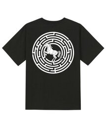 KTB0038 サークルミロ 半袖Tシャツ - ブラック