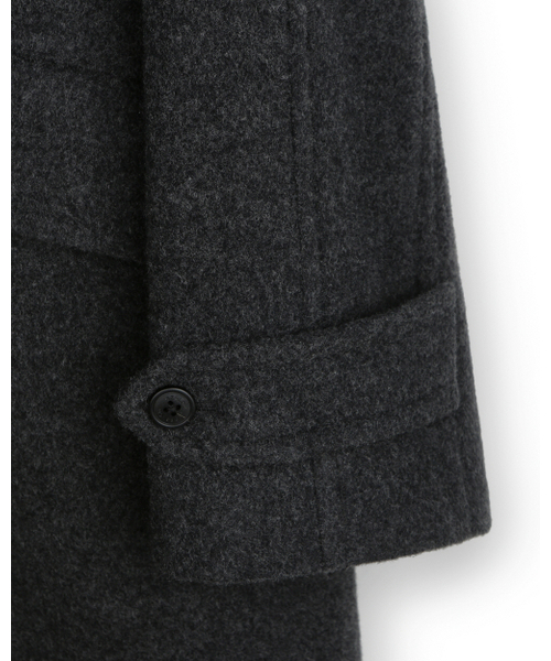 BESLOW(ビースロー)の「OVERSIZED TEXTURED CASHMERE BALMACAAN COAT MELANGE CHARCOAL(チェスターコート・メンズ・その他・SMALL/MEDIUM/LARGE/X-LARGE/X-SMALL)」の9枚目の写真