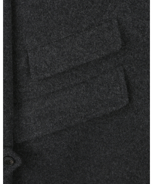 BESLOW(ビースロー)の「OVERSIZED TEXTURED CASHMERE BALMACAAN COAT MELANGE CHARCOAL(チェスターコート・メンズ・その他・SMALL/MEDIUM/LARGE/X-LARGE/X-SMALL)」の10枚目の写真