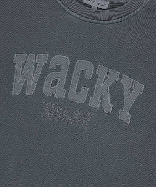 Wacky WiLLy(ワッキーウィリー)の「ウィメンズセミオーバーフィットピグメントマンツーマン グレー(スウェット・レディース・その他・F)」の5枚目の写真