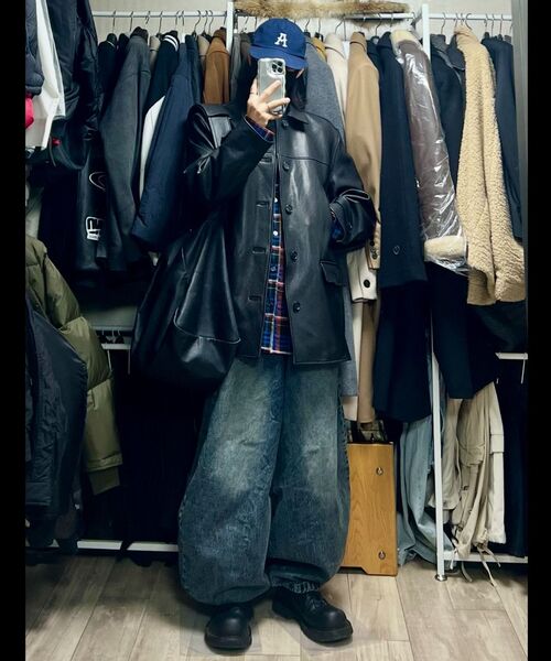 KICHUL(キチョル)の「BALLOON FIT DENIM PANTS (BROWN TIN WASHED)(デニムパンツ・レディース・その他・LARGE/MEDIUM/SMALL/X-SMALL/XX-SMALL)」の12枚目の写真