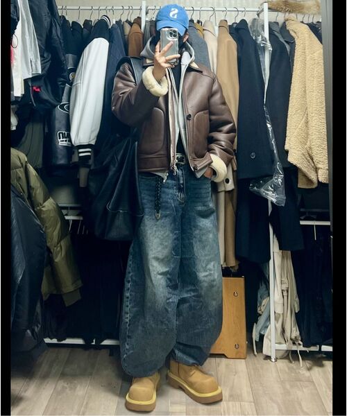 KICHUL(キチョル)の「BALLOON FIT DENIM PANTS (BROWN TIN WASHED)(デニムパンツ・レディース・その他・LARGE/MEDIUM/SMALL/X-SMALL/XX-SMALL)」の13枚目の写真