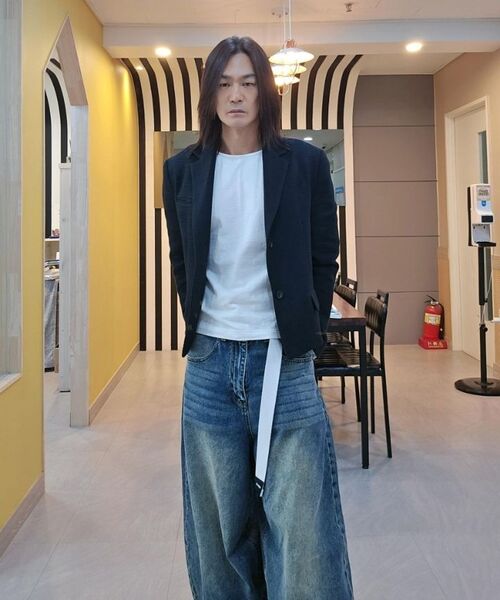 KICHUL(キチョル)の「BALLOON FIT DENIM PANTS (BROWN TIN WASHED)(デニムパンツ・レディース・その他・LARGE/MEDIUM/SMALL/X-SMALL/XX-SMALL)」の15枚目の写真