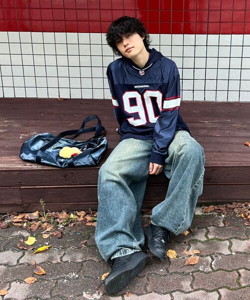 KICHUL(キチョル)の「BALLOON FIT DENIM PANTS (BROWN TIN WASHED)(デニムパンツ・レディース・その他・LARGE/MEDIUM/SMALL/X-SMALL/XX-SMALL)」の18枚目の写真