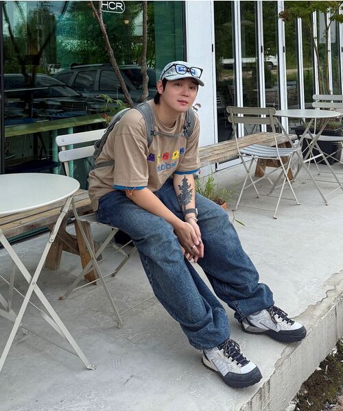KICHUL(キチョル)の「BALLOON FIT DENIM PANTS (BROWN TIN WASHED)(デニムパンツ・レディース・その他・LARGE/MEDIUM/SMALL/X-SMALL/XX-SMALL)」の19枚目の写真