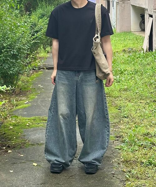 KICHUL(キチョル)の「BALLOON FIT DENIM PANTS (BROWN TIN WASHED)(デニムパンツ・レディース・その他・LARGE/MEDIUM/SMALL/X-SMALL/XX-SMALL)」の21枚目の写真