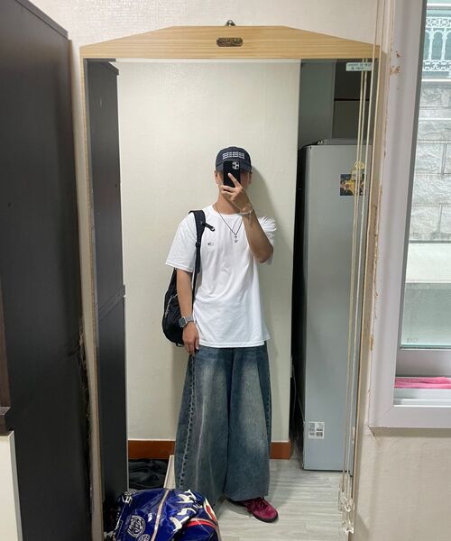 KICHUL(キチョル)の「BALLOON FIT DENIM PANTS (BROWN TIN WASHED)(デニムパンツ・レディース・その他・LARGE/MEDIUM/SMALL/X-SMALL/XX-SMALL)」の22枚目の写真