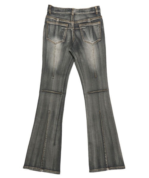 SCHISM INDUCING(スキズムインデューシング)の「DARTS BOOTCUT JEANS GREY(デニムパンツ・レディース・その他・SMALL/MEDIUM)」の13枚目の写真