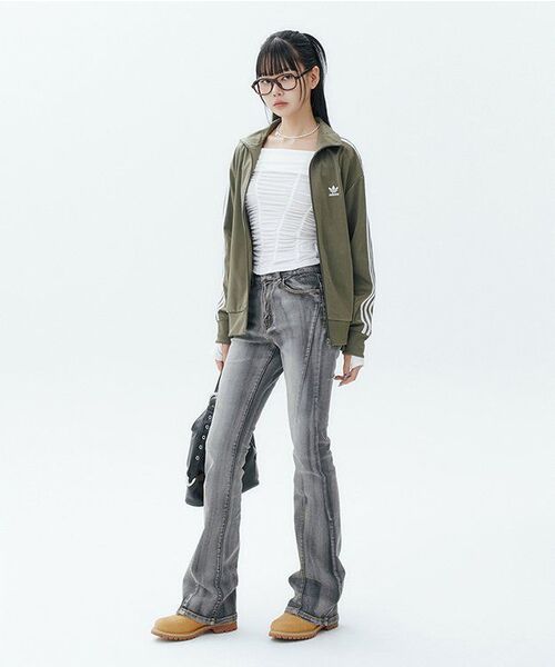 SCHISM INDUCING(スキズムインデューシング)の「DARTS BOOTCUT JEANS GREY(デニムパンツ・レディース・その他・SMALL/MEDIUM)」の21枚目の写真