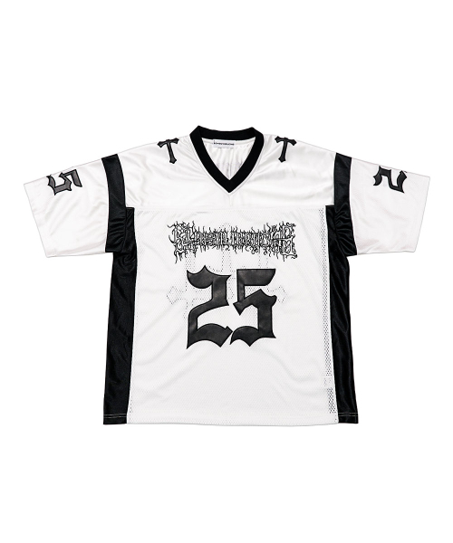 SCHISM INDUCING（スキズムインデューシング）の「METAL HOCKEY JERSEY WHITE（Tシャツ/カットソー・レディース・その他・MEDIUM）」の2枚目の写真