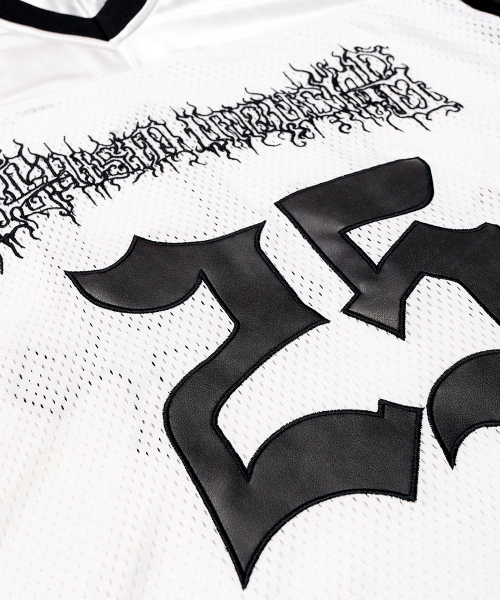 SCHISM INDUCING（スキズムインデューシング）の「METAL HOCKEY JERSEY WHITE（Tシャツ/カットソー・レディース・その他・MEDIUM）」の4枚目の写真
