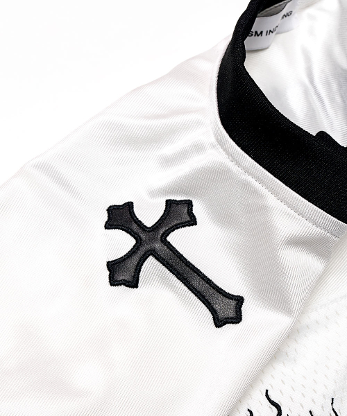 SCHISM INDUCING（スキズムインデューシング）の「METAL HOCKEY JERSEY WHITE（Tシャツ/カットソー・レディース・その他・MEDIUM）」の6枚目の写真