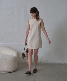 HANE（ハネ）の「Minimal Cotton One Piece_Ivory（ワンピース）」