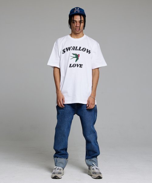 CREAM SODA LAB(クリームソーダラボ)の「スワロラブ 半袖Tシャツ ホワイト(Tシャツ/カットソー・メンズ・その他・MEDIUM/LARGE/X-LARGE/XX-LARGE)」の4枚目の写真