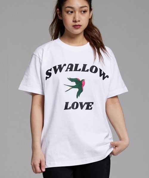 CREAM SODA LAB(クリームソーダラボ)の「スワロラブ 半袖Tシャツ ホワイト(Tシャツ/カットソー・メンズ・その他・MEDIUM/LARGE/X-LARGE/XX-LARGE)」の6枚目の写真