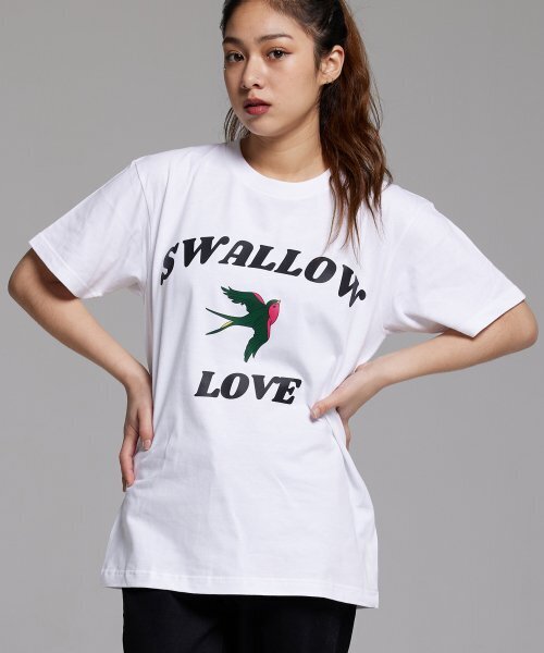CREAM SODA LAB(クリームソーダラボ)の「スワロラブ 半袖Tシャツ ホワイト(Tシャツ/カットソー・メンズ・その他・MEDIUM/LARGE/X-LARGE/XX-LARGE)」の7枚目の写真