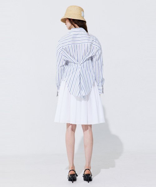 WNDERKAMMER(ブンダーカンマー)の「アイレットパンチングバンディングスカート_ホワイト(スカート・レディース・その他・MEDIUM/SMALL)」の4枚目の写真