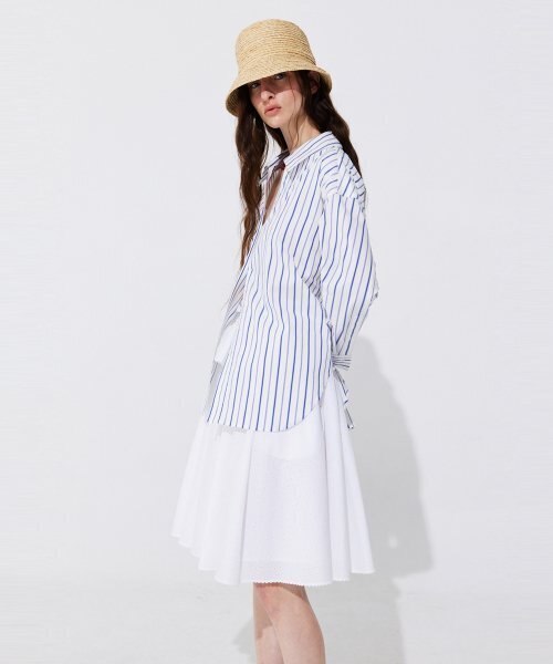 WNDERKAMMER(ブンダーカンマー)の「アイレットパンチングバンディングスカート_ホワイト(スカート・レディース・その他・MEDIUM/SMALL)」の5枚目の写真