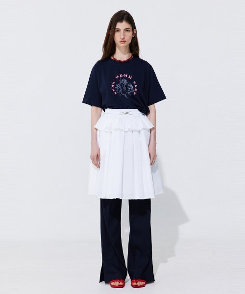 WNDERKAMMER(ブンダーカンマー)の「アイレットパンチングバンディングスカート_ホワイト(スカート・レディース・その他・MEDIUM/SMALL)」の8枚目の写真
