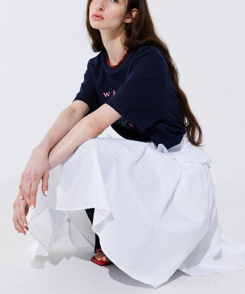 WNDERKAMMER(ブンダーカンマー)の「アイレットパンチングバンディングスカート_ホワイト(スカート・レディース・その他・MEDIUM/SMALL)」の9枚目の写真