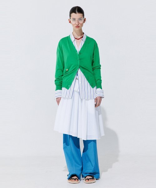 WNDERKAMMER(ブンダーカンマー)の「アイレットパンチングバンディングスカート_ホワイト(スカート・レディース・その他・MEDIUM/SMALL)」の11枚目の写真