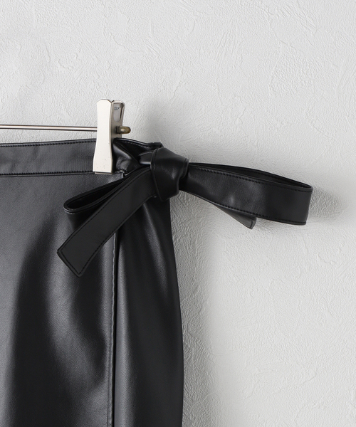 ジャーナルスタンダード（JOURNAL STANDARD）/フェイクレザーラップスカート セール】フェイクレザーラップスカート（スカート）｜JOURNAL STANDARD