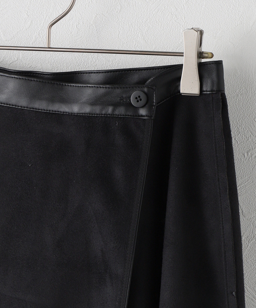 セール】フェイクレザーラップスカート（スカート）｜JOURNAL STANDARD